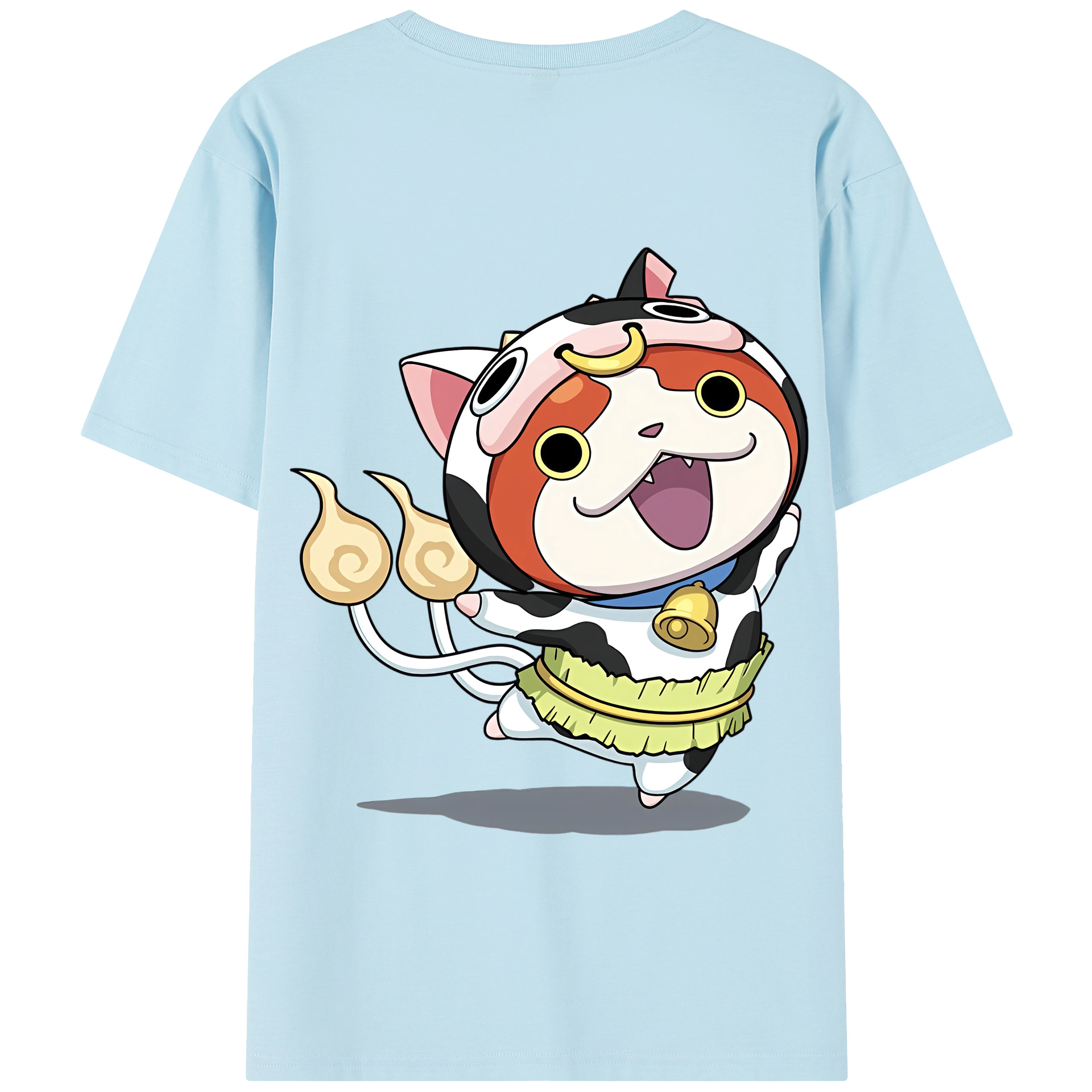 （画像用） 妖怪ウォッチ Yo-kai Watch 綿100％半袖Tシャツ（背面プリント）